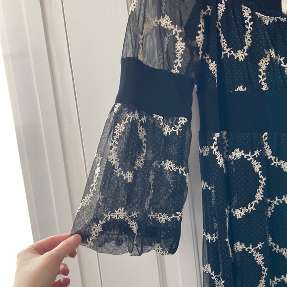 Sz M ModCloth Empire Waist Dress - Picture 2 of 5